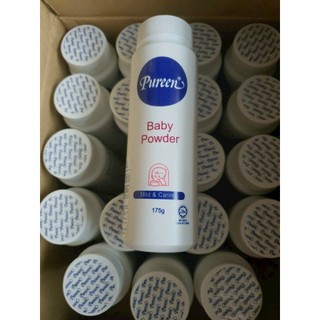 Phấn ngừa rôm sảy cho bé Pureen Baby Powder 175gr hương thơm dịu nhẹ