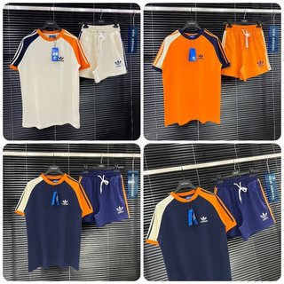 Bộ hè uniex a.di.das thể thao cực đẹp - bộ cộc hè nam chất cotton siêu hót