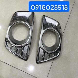 Kia carens 2010 2011 2012 ốp đèn gầm, đèn sương mù trước xe kia caren mạ crom sáng bóng, ốp xi mạ xe o to