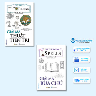 Sách - combo 2 cuốn giải mã thuật tiên tri + giải mã bùa chú - vanlangbooks