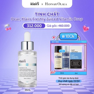 Tinh chất Dear, Klairs Freshly Juiced Vitamin Drop 35ml