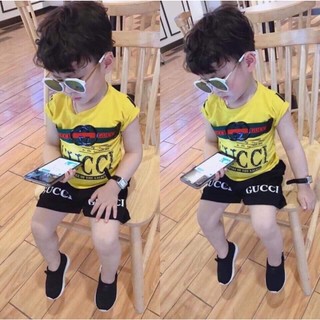  Set Bộ Quần Áo Cho Bé Trai Chất Cotton Mềm Mịn Mát Thấm Hút Mồ Hôi Nhà MiDu Kid 