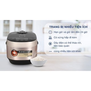  Nồi cơm điện cao tần Sunhouse Mama 1.8 lít SHD8959 công suất 1200w phủ chống dính Daikin. 
