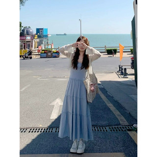 ĐẦM MAXI 2S KÈM KHOÁC CROPTOP (Kèm video shop tự quay)