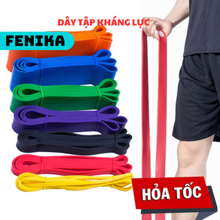 Dây Tập Kháng Lực tập gym Powerband FENIKA Tập Toàn Thân Đa Năng DT05