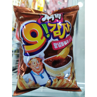  Snack bim bim khoai tây chấm sốt nướng bbq hàn quốc - 오감자 양념 바베큐 소스맛 