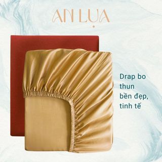 Bộ chăn drap 4 món (MAY THEO YÊU CẦU) An Lụa mịn mát và thân thiện cho da - vải lụa phi satin