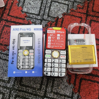 Điện thoại Viettel A90pro dành cho người già,cao tuổi.Điện thoại bàn phím sóng 4G 2sim.Hỗ trợ đọc số