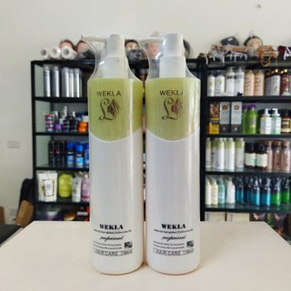 Cặp dầu gội , xả siêu phục hồi Wekla 780ml