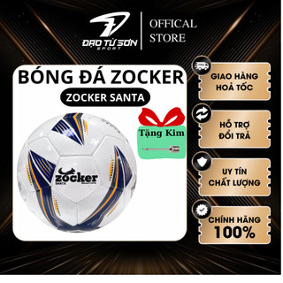Quả bóng đá Zocker Santa, bóng đá size 5 tiêu chuẩn, trái bóng đá chính hãng - Đạo Từ Sơn