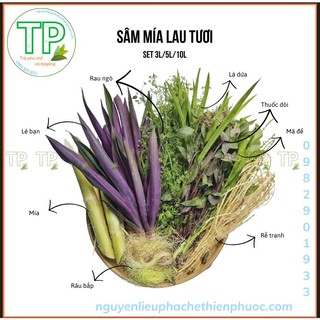 Sâm mía lau tươi Thiên Phước - set nấu 5 lit và 10 lit (xem phần mô tả sản phẩm) - giao hoả tốc HCM