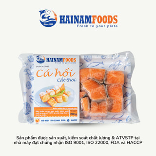 Cá hồi cắt thỏi