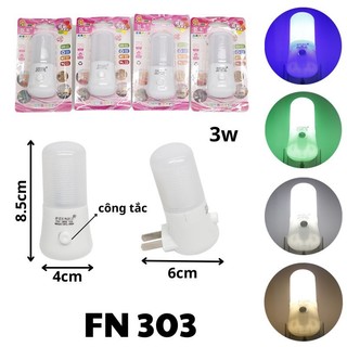 ĐÈN NGỦ 3W CÓ CÔNG TẮC