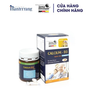 Viên uống bổ sung Calcium D3 Sanct BernHard CHLB Đức - Hộp 60 viên