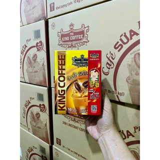 Cà Phê Sữa Hòa Tan King Coffee – Hộp 10 Gói Tiện Lợi