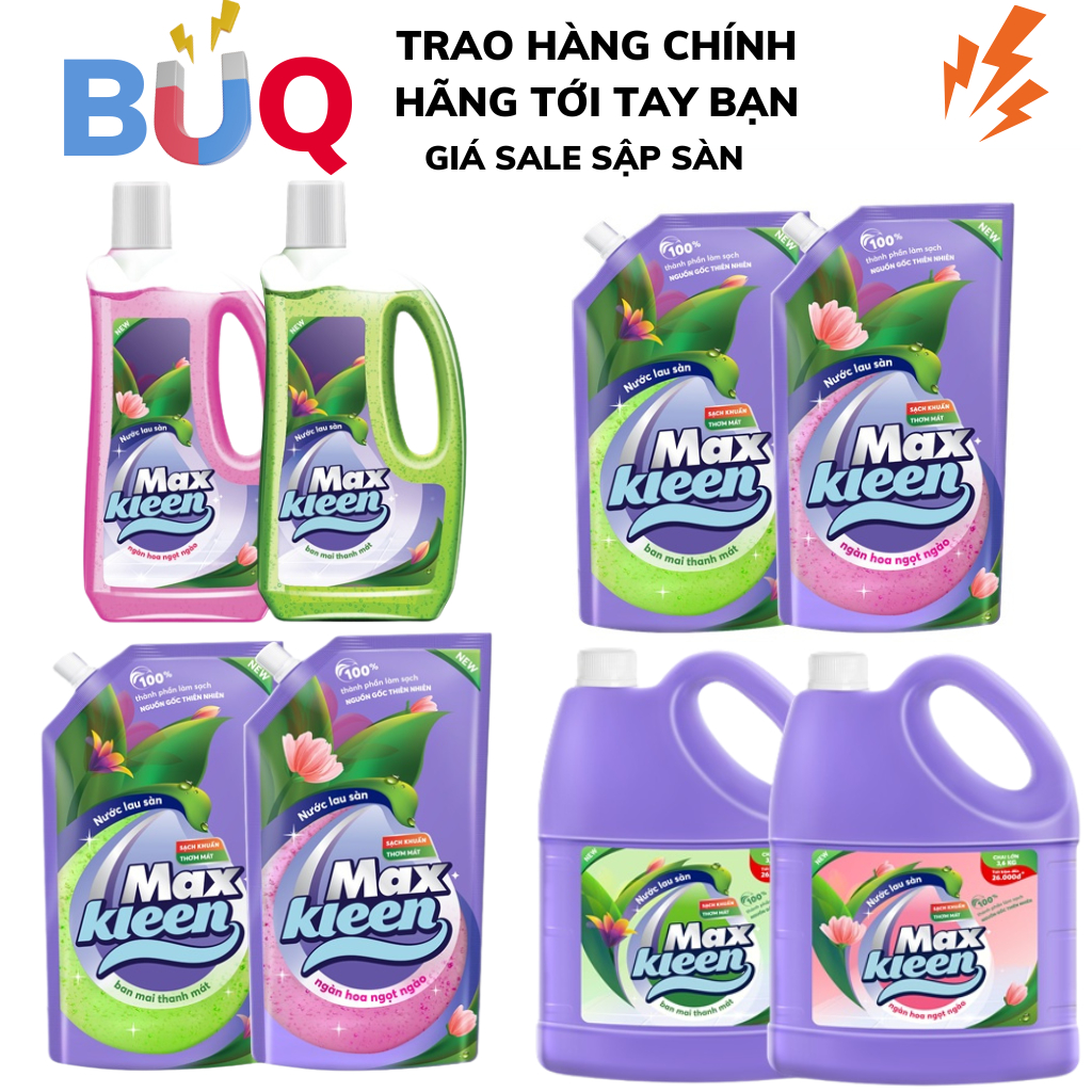 NƯỚC LAU SÀN MAXKLEEN SẠCH BÓNG SÀN NHÀ