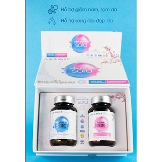 Viên uống đẹp da sora – thực phẩm hỗ trợ trị thâm nám, trắng sáng da từ bên trong