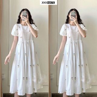 Váy babydoll hoa nhí nữ Joomade cộc tay dáng rộng 3545 P4K3