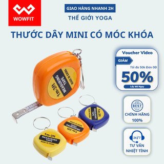 Thước dây mini 1m có MÓC KHÓA WOWFIT