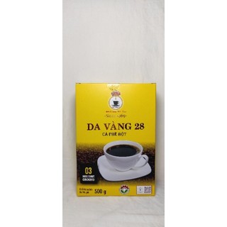 Cà phê rang thủ công bằng củi không bỏ hương cà phê & đậu (số 3 - 2 hộp 500g)  DA VÀNG 28