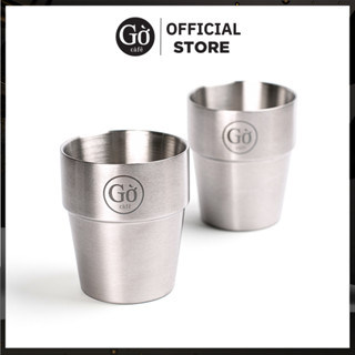 Ly giữ nhiệt 2 lớp inox 304 loại nhám có logo Gờ cafe