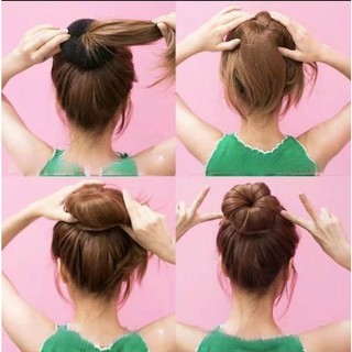 Cuộn cột đen 6cm búi tóc củ tỏi Tatitava