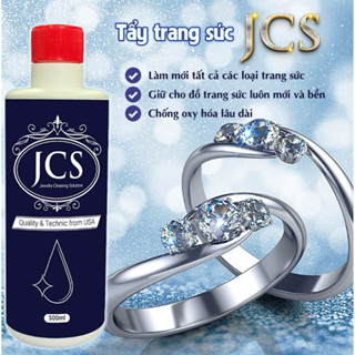 Nước Rửa Làm Mới Trang Sức JCS 500ml Vàng Bạc, Kim Cương, Đá Quý, Đồng Hồ