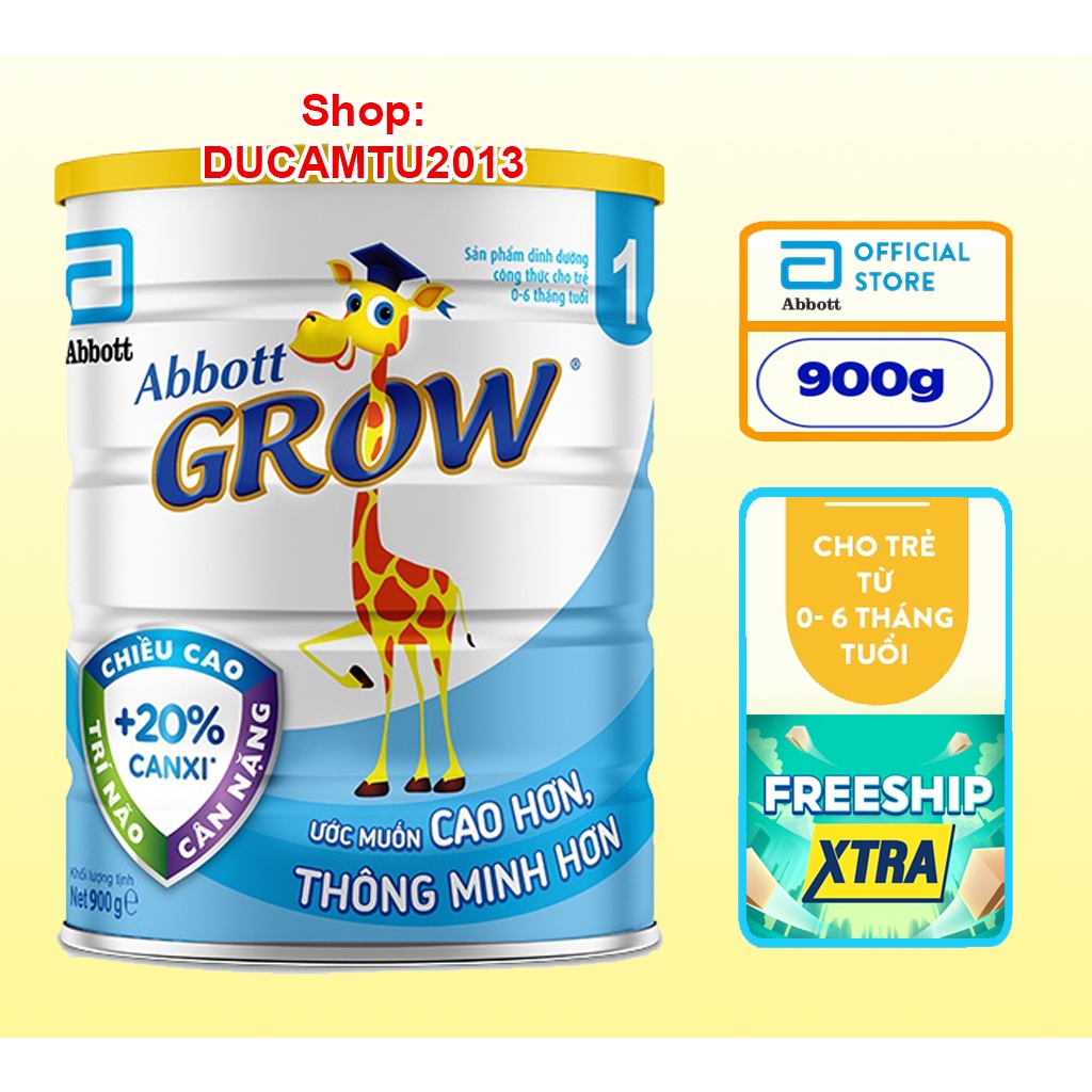 Sữa bột Abbott Grow 1 900g HSD 11-2025