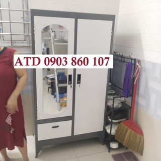 Tủ sắt quần áo giá rẻ ( hình thực tế 100%)