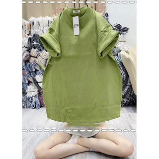 Áo phông trơn 3158 chất cotton khô form rộng dành cho cặp đôi -trungshop
