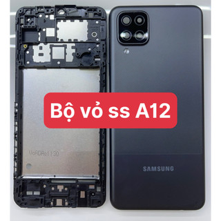Full bộ xương vỏ điện thoại sam sung a12-bộ vỏ mới