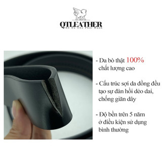 Thắt Lưng Nam DG, Dây Da Bò Thật