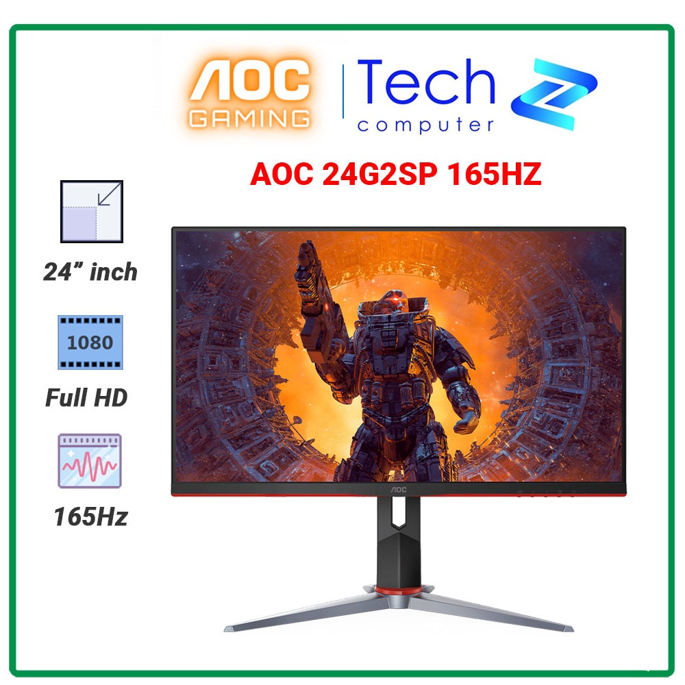 Màn Hình Gaming AOC 24G2SP (23.8 inch - FHD - IPS - 165Hz - 1ms) | BigBuy360 - bigbuy360.vn