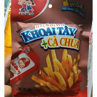 Snack khoai tây + cà chua