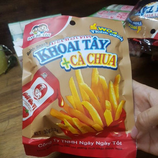 Snack khoai tây + cà chua