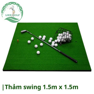 Thảm tập golf, thảm swing kích thước 1.5m x 1.5m cao cấp