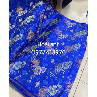 Vải gấm hoa- khổ rộng 75cm- vải gấm thượng hải