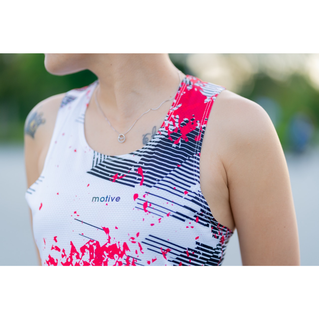 ÁO THUN THỂ THAO CHẠY BỘ SINGLET RUNNING MOTIVE ELITE NỮ