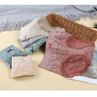 Sét 10 quần lót hoàng hậu chất liệu cotton dệt kim co giãn thoải mái 45-60kg