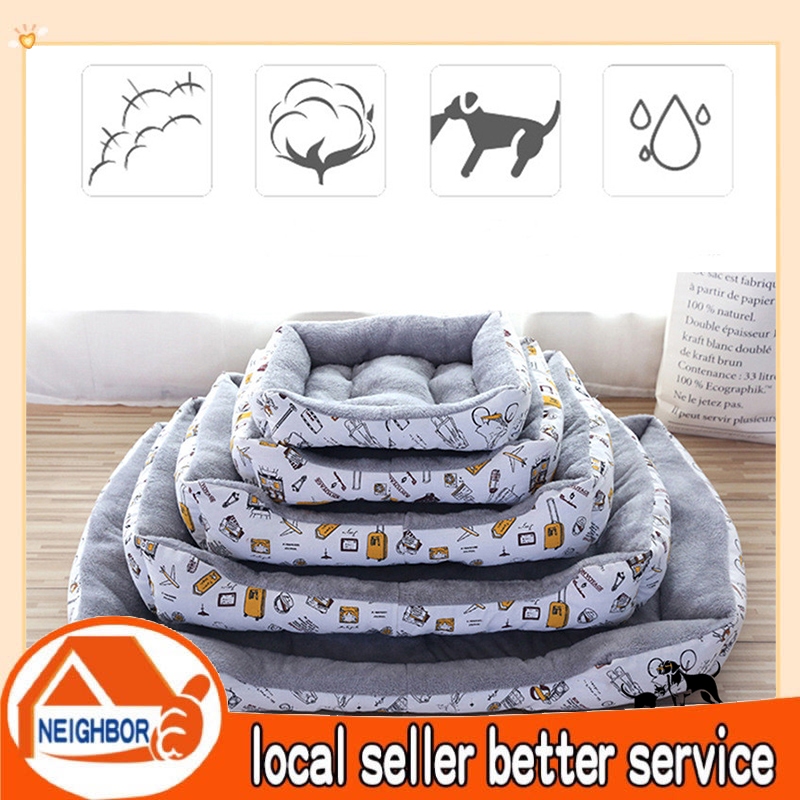 【Giao Hàng Hoả Tốc  Giường cho chó mèo cho chó mèo đệm vuông cho thú cưng