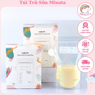 Túi trữ sữa misuta 150ml, 200ml, hộp 30 túi