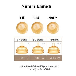 Bình Sữa 150ml/250ml Chất Liệu Silicon Nâu