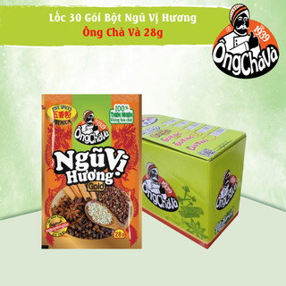  Lốc 30 Gói Bột Ngũ Vị Hương Gold Ông Chà Và 28g  Five Spices  