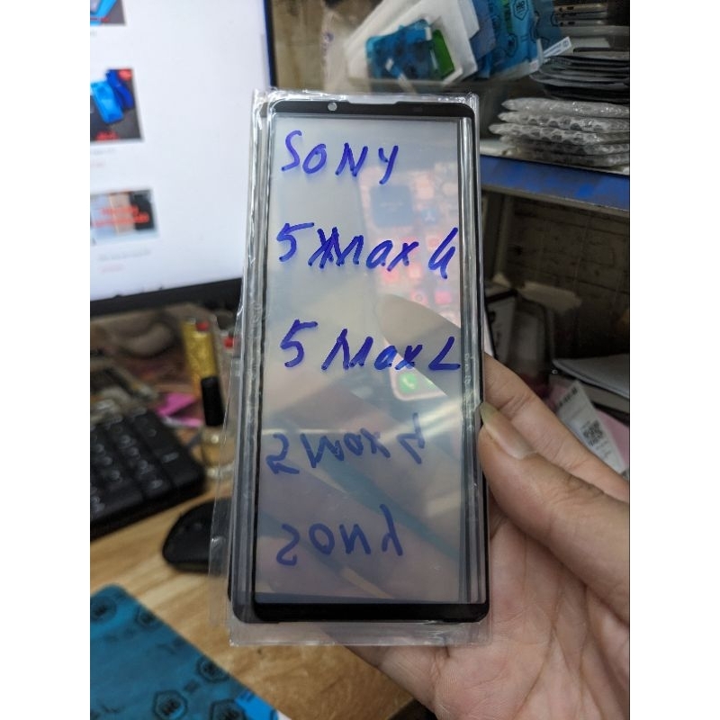 Kính ép Điện thoại Sony 5 mark 4 tặng kèm miếng dán màn hình