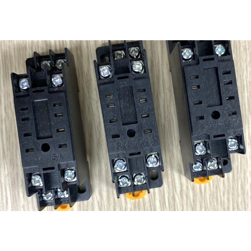 (TQ) Socket Relay PYF08A ( PYF-08A) - Đế Relay 8 chân dẹt giá rẻ