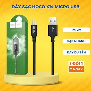 Dây sạc samsung, oppo...Hoco X14 Micro USB cho điện thoại Android dây dù chống đứt