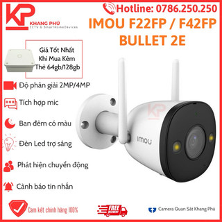 Camera imou f22fp 2mp | f42fp imou 4mp camera imou ngoài trời, màu ban đêm, camera imou chính hãng - bảo hành 2 năm.