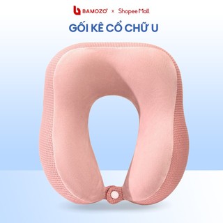 Gối Kê Cổ Chữ U Văn Phòng Bamozo Tiện Dụng Chống Mỏi Vai Gáy