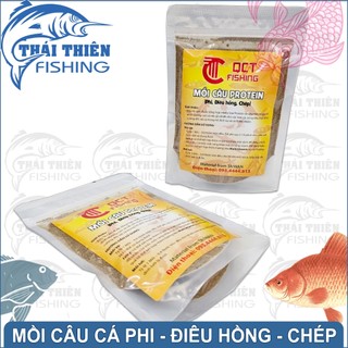 Mồi câu cá protein, chuyên chép, rô phi, điêu hồng
