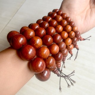 Vòng tay chuỗi gỗ hương đỏ- nhiều cỡ ly